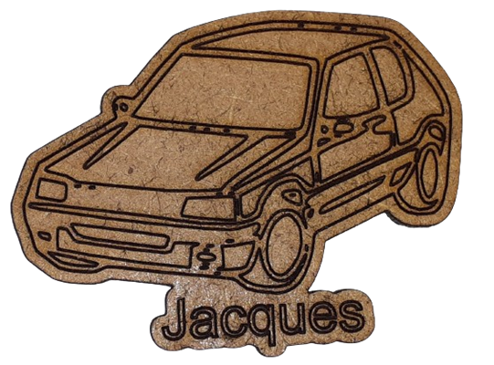 Magnet - Peugeot 205 personnalisable